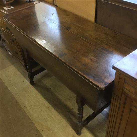 18th century oak dough bin(-)